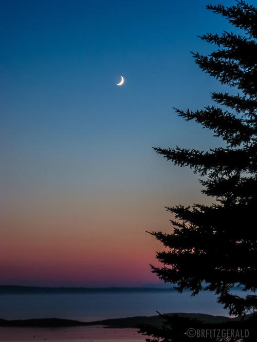 brfphoto:  Southport Island, Maine at dusk. Photo © Brian R. Fitzgerald (brfphoto.tumblr.com)