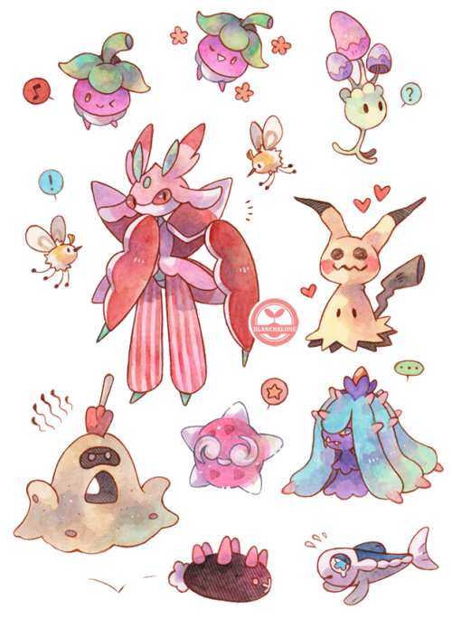 the sheet of random pokemon drawings is back