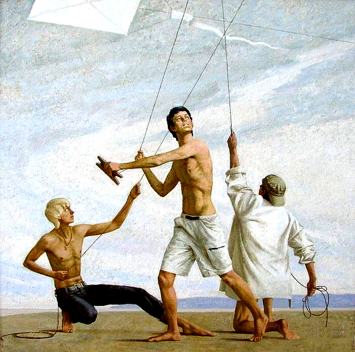 Igor Panov - Boys Flying Kites
