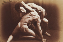 stonemen:Willhelm von Gloeden. Wrestlers. c. 1903. Wilson Centre for Photography. London