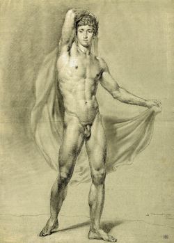 Standing Male Nude. 1779. Jean Grandjean.