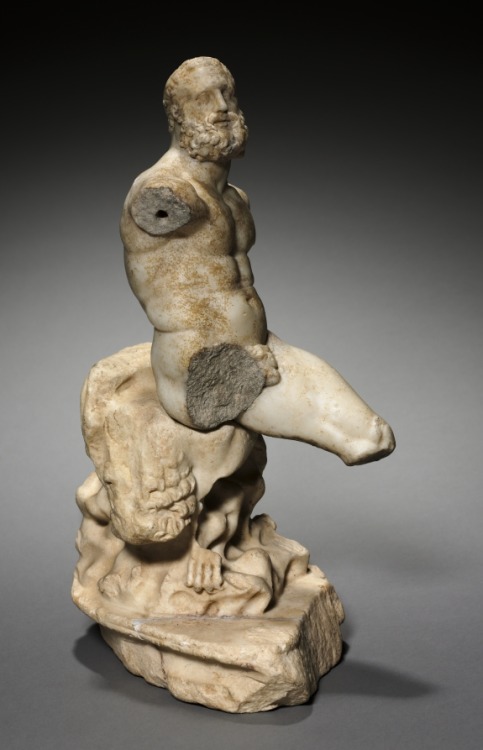 theancientwayoflife:~ Herakles Epitrapezios (Hercules of the Table). Place of origin: Italy, Roman, 