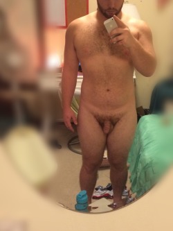 helpforthehorny: I have always been incredibly insecure about my thickness, sometimes guys can’t see past it. It’s taken a while, but this is me. No editing, no readjustment aside from blurring my messy room. I have some changes I’d like to make,
