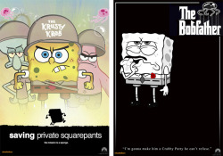Davidryanrobinson:i Created A Series Of Spongebob Squarepants Parody Posters, Based