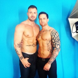 randyblueofficial:  @austinwolfff  &amp; @iamjordanlevine get close before they get down