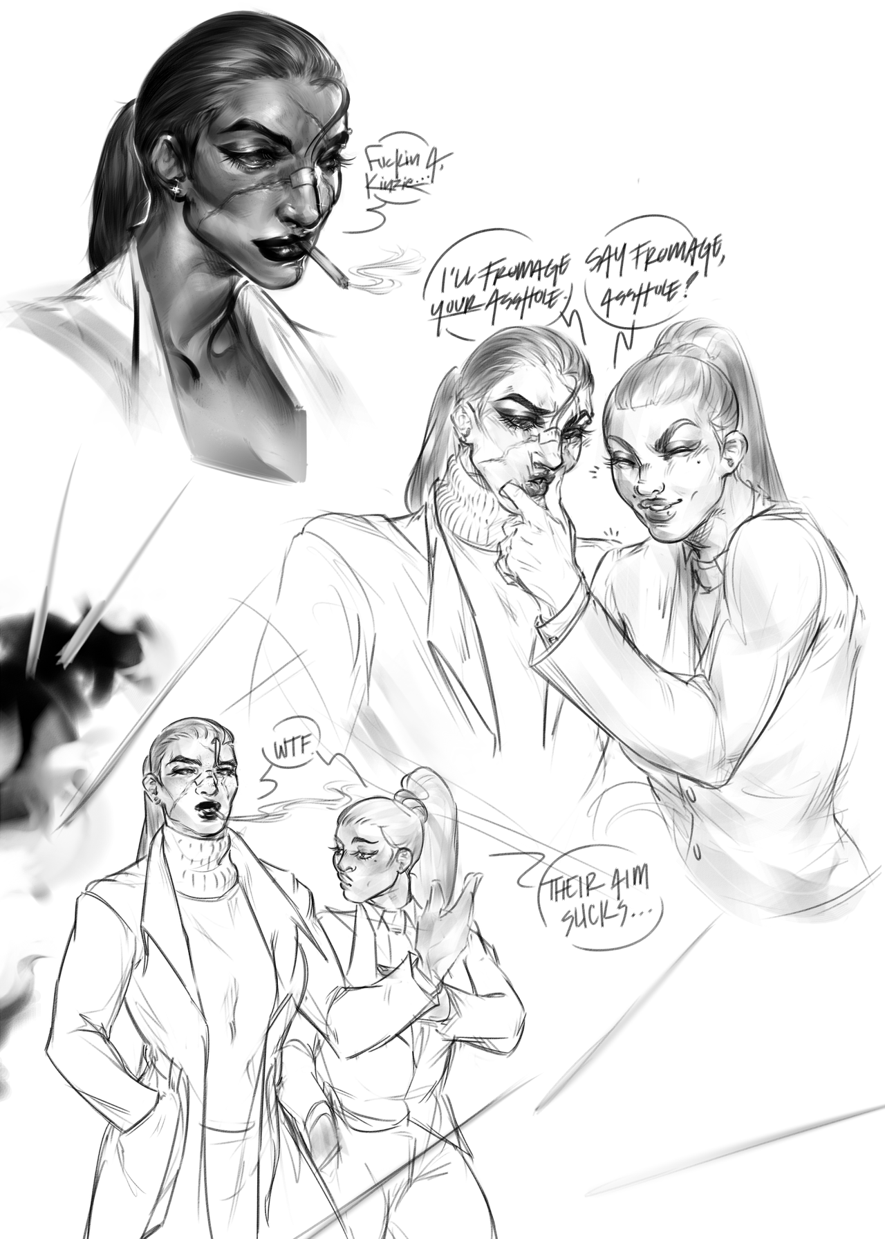 officialamelielacroix: My gf and I played SR4 and that was.. chaotic.The gal I made: