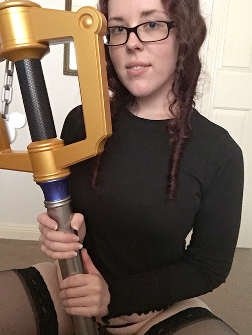 chocoboko: I just finished taking pictures with my Keyblade, felt a little silly but had fun anyways