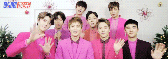 ohhsenshine:  exo wishing you a happy new year ♡