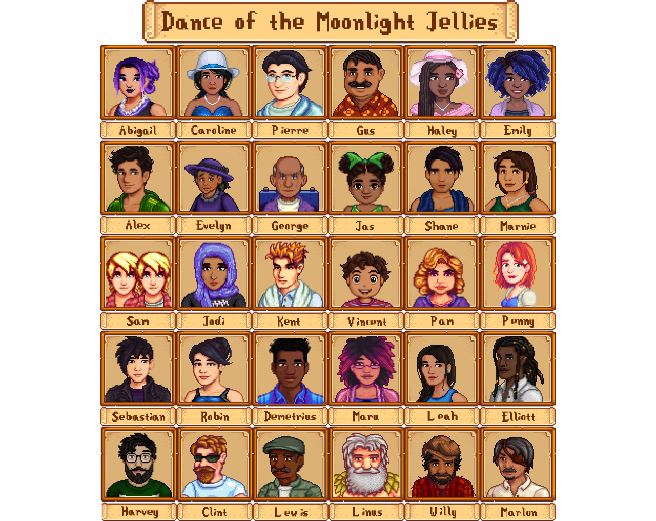 Diverse Stardew Valley