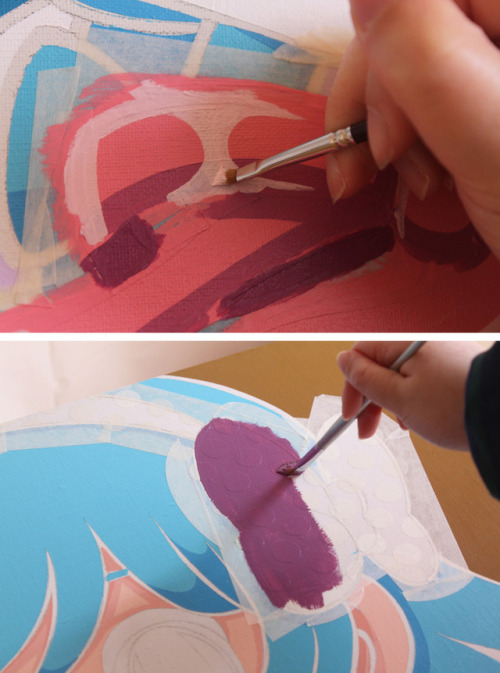 madoka07: Madoka Kinoshita 2018 Canvas art “why”Acrylic paint on Canvas. size 606mm x 727mm. YouTube >> https://youtu.be/gt5iInR7grg 