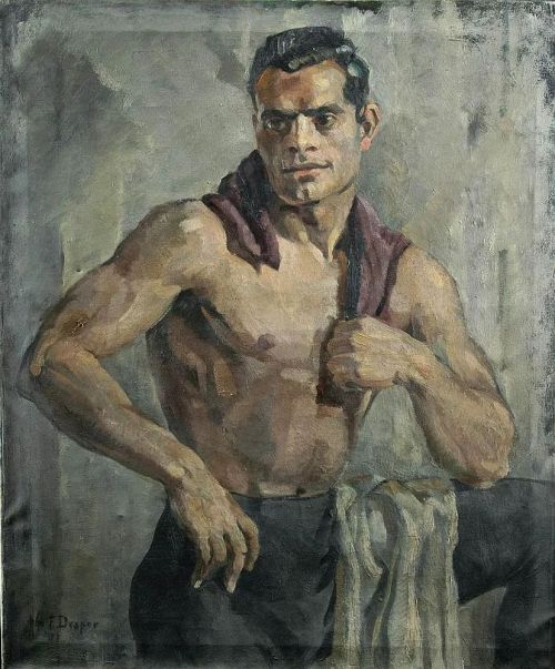 beyond-the-pale: Man with Sweater on Shoulder, 1941 - William Franklin Draper
