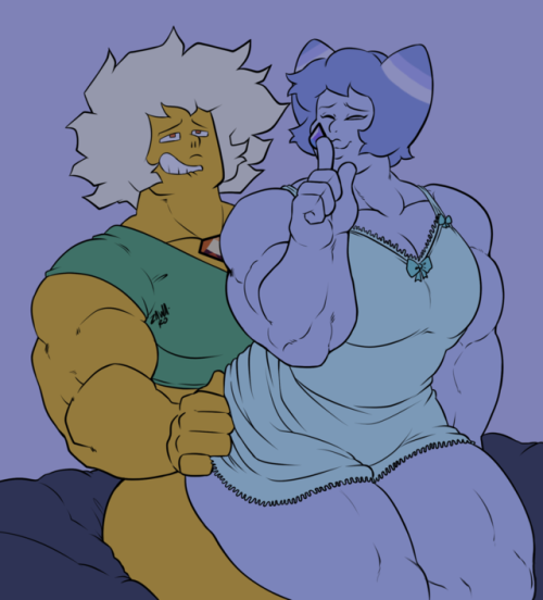 swindle94: “Late Night Lovemaking” Big Blue had to be very quiet when sneaking around to