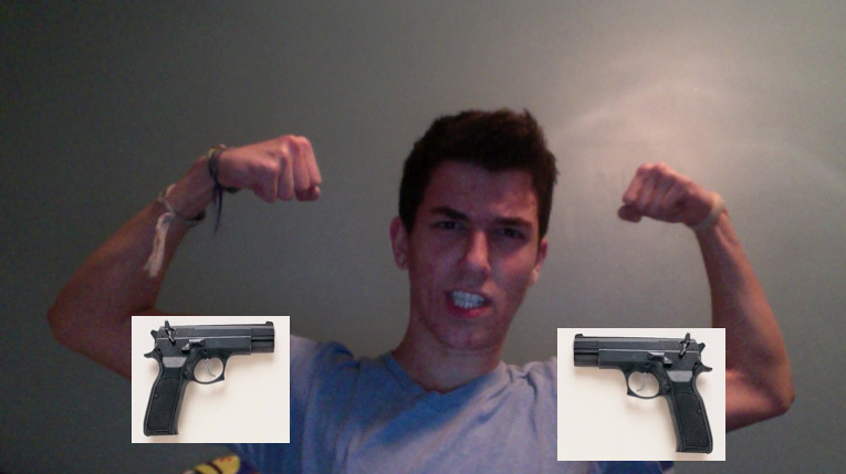 zackisontumblr:  check out these guns 