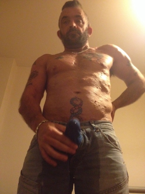 tattsandkink:  Pissed them again then spunked my Breifs!  Such a fucking sexy man!