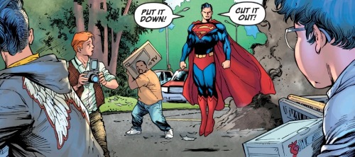 People Being Ashamed That They’ve Disappointed Superman When He Shows Up To Tell Them Off Is One Of