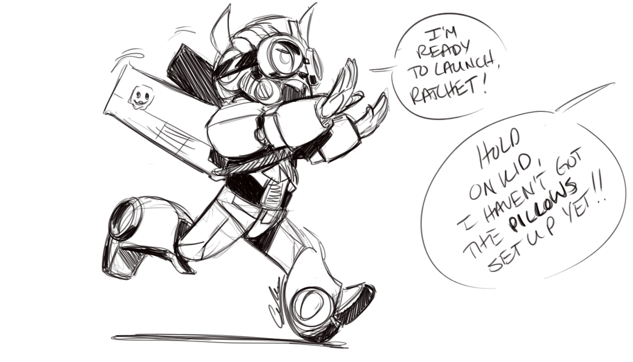 rinpin:  More Tiny Optimus. He wants to fly.  Awww, look how adorable he is!