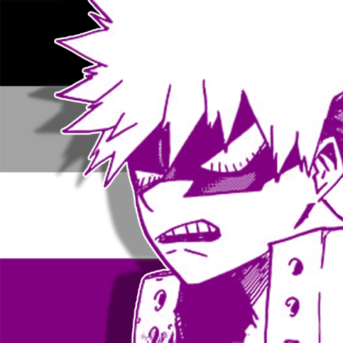 mlm-kiri: Ace/demiromantic Bakugou icons requested by Anon!Free to use, just reblog!Requests are ope