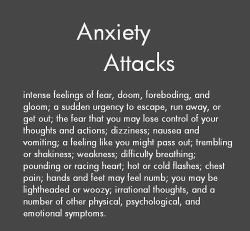 lifeisthefight:  throwindown-inthedirtydirtysouth:  I reblog this everytime it’s on my dash. A lot of people think an anxiety attack is always hyperventilating and freaking out. I don’t know how it is for everybody but I can have anxiety attacks