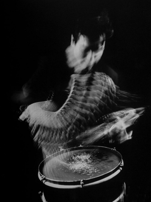 last-picture-show:   Gjon Mili, Gene Krupa playing Drum, 1941 
