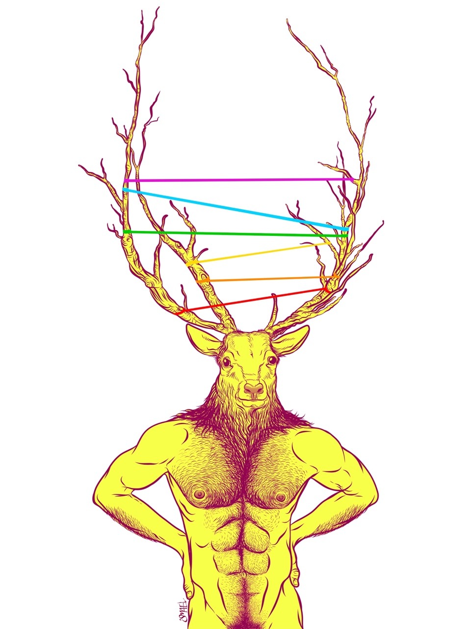 ismaelalvarez:  &ldquo;Cernunnos&rdquo; www.elrincondelarcoiris.com © Ismael