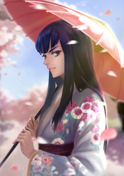 Animexfavorites:  Cherry Blossom ☆ Kill La Kill | Konoy [Pixiv]   Beautiful