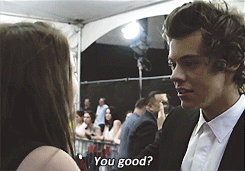 ohstylesno:  Harry responding to a girl who said “you’re the only source of