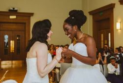 beautiful-brides-weddings:  Bex and Bola