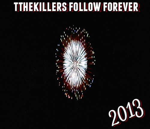 tthekillers:  Hi guys! 2013 is almost over, and although it was a pretty shit year,
