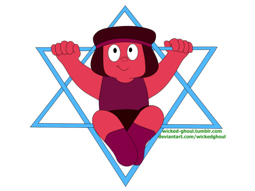wicked-ghoul:Happy (Belated) Hannukah and Merry (Early) Christmas! If you like what you see, please consider donating to my Patreon (Link in my bio!!!) Steven Universe © Rebecca SugarArt © @wicked-ghoul