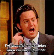 hayleyattwel:  every character i love  -&gt; chandler bing 