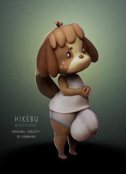 Hikebu made a wonderful 3D sculpt/render