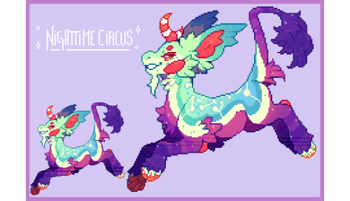 pixel work! of a new bab! that jawn made! I love ;;