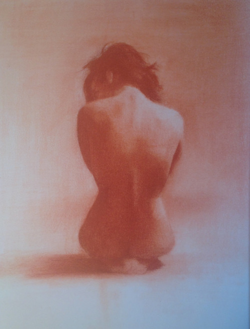 showslow:  Red chalk drawings by Patrick Palmer