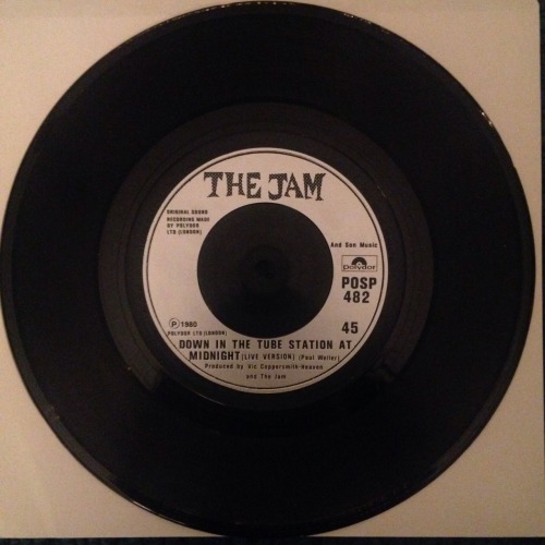 The Jam - That&rsquo;s Entertainment / Down in the Tube Station at Midnight UK Press 1980 (Polyd