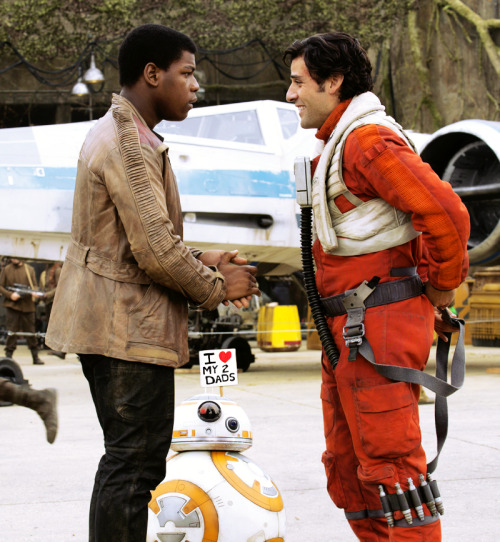 aprinceinspace: thebeckiest: @mjgoodier #finn and poe are boyfriends pass it on