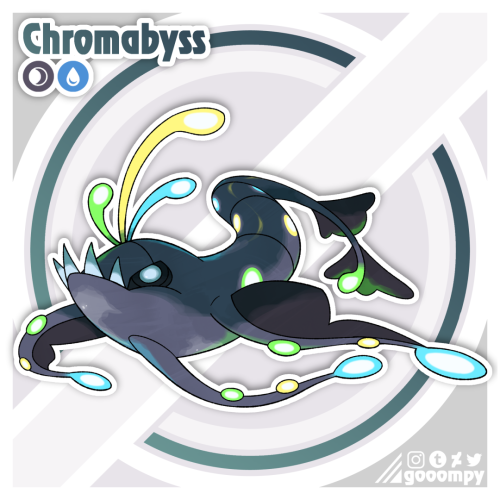 gooompy:fakemon based on a group of cryptids (Beebe’s abyssal fishes)!bathystar is the pallid sailfi