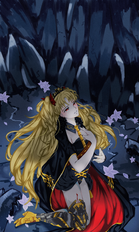 RemnantsFirst print done for Anime Central 2020, featuring Ereshkigal from FGO / Absolute Demonic Fr
