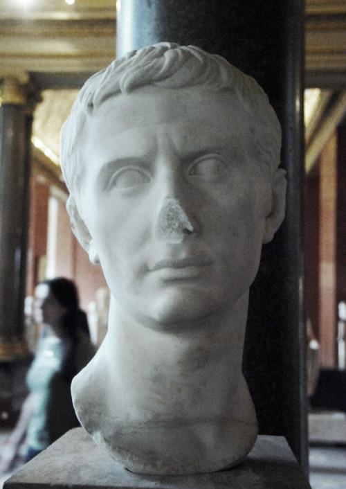 myglyptothek:Portrait of Augustus (similar to type “Forbes”). 29 BC (?). Marble. Musée du Louvre, Pa