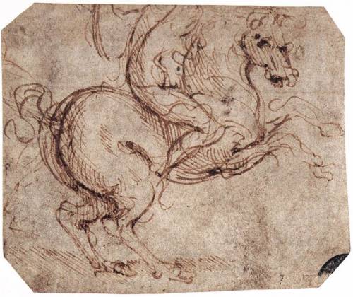 Study of a rider, 1504, Leonardo Da VinciMedium: chalk,paperwww.wikiart.org/en/leonardo-da-v