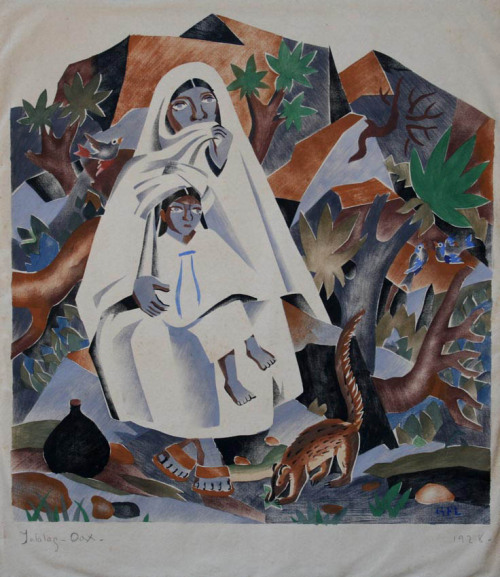 Yalalag, Oaxaca (1928) by Gabriel Fernández Ledesma