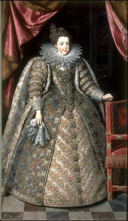 Portrait of Elisabeth of France,future Queen of Spain by Frans Pourbus the Younger, 1615