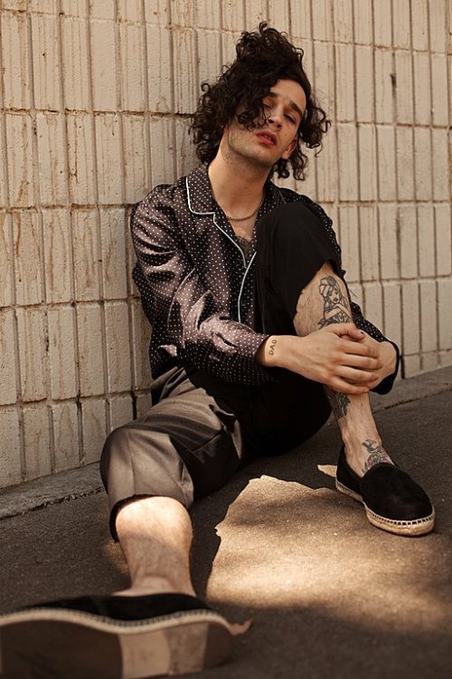 the1975hqs:Matty Healy photographed by Luc Coiffait