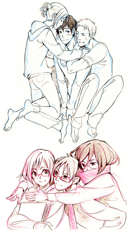 miyuli:  Finally a Shingeki no Kyojin sketchdump!I uploaded some more sketches here. 