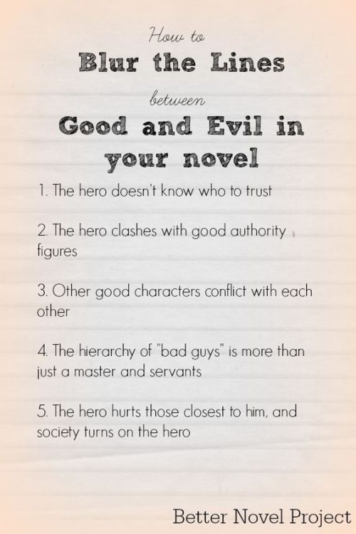 Grey Characters Are Infinitely More Interesting (and Real) Than One-dimensional Goodguys And Badguys.