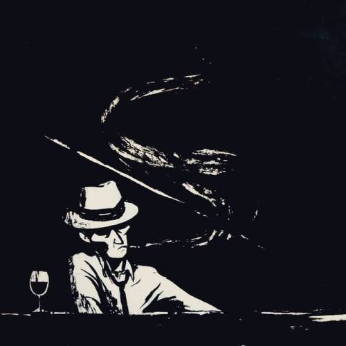 Piano and wine #art #artistsontumblr #doodle #piano #jazz #wone #cigarette #lounge #bar #noir #ink