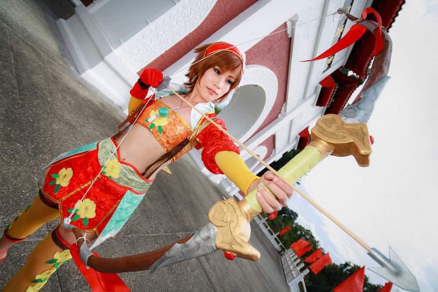 Dynasty Warriors 7 - Sun Shangxiang by Xeno-Photography 