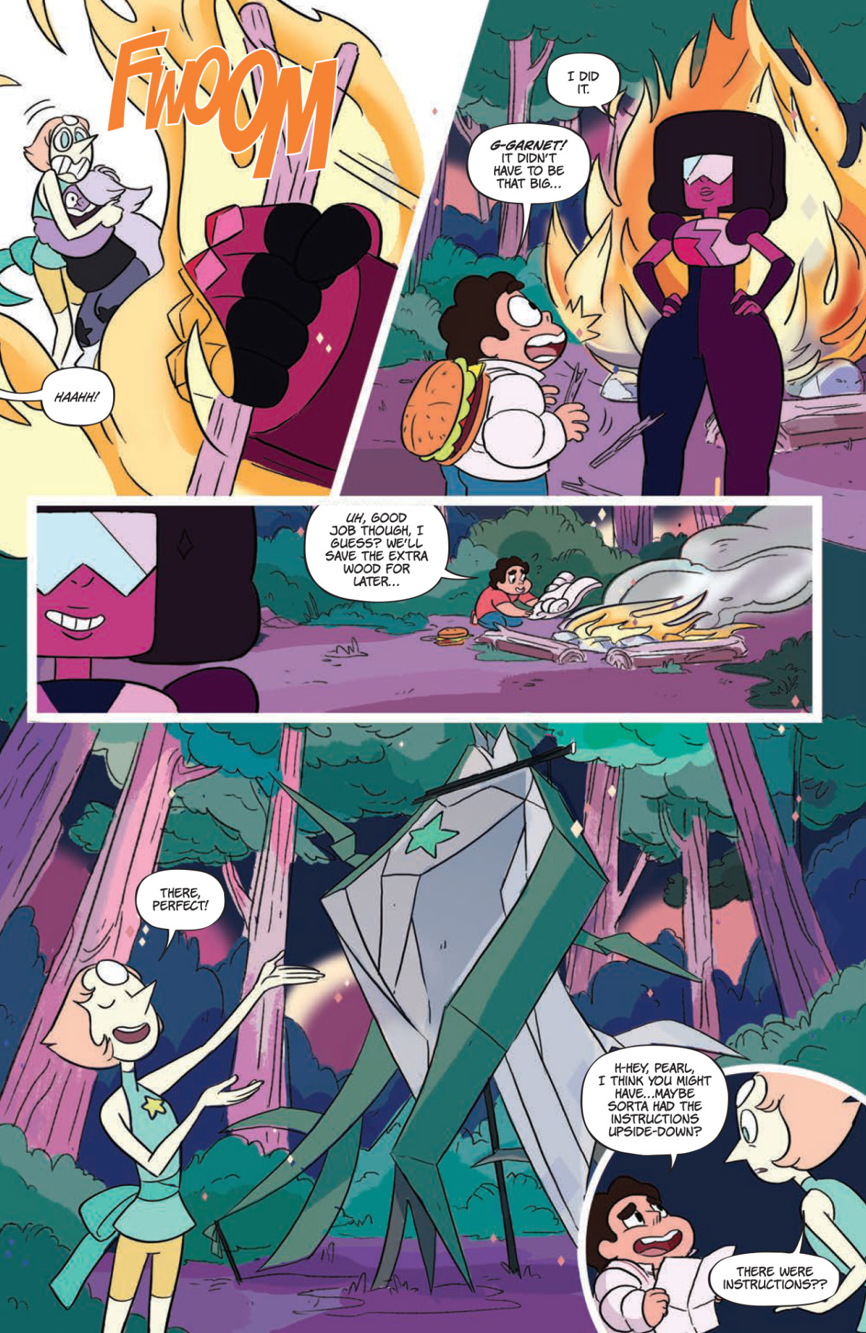 kaboomcomics:  NEW STEVEN UNIVERSE COMICS!!!!!!!! Ahem. Steven Universe and the Crystal