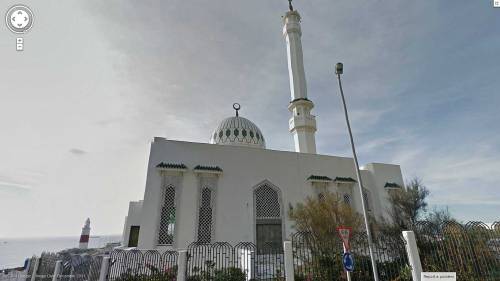 streetview-snapshots:Mosque of the Two Holy Custodians, Europa Point, Gibraltar