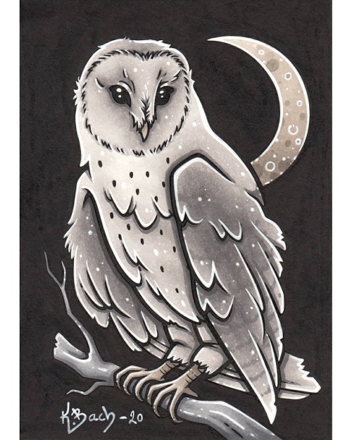 Day 4: Owl Thus one made me kinda nervous, because I pretty much never draw birds, but I think I lik