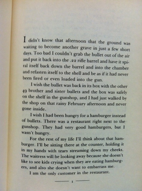 Great First Pages in Literary History
From So the Wind Won’t Blow It All Away by Richard Brautigan.